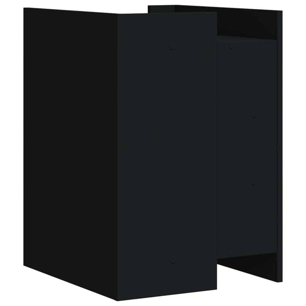 Sängbord Nattduksbord Svart 45x50x65 cm