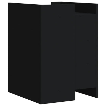 Sängbord Nattduksbord Svart 45x50x65 cm