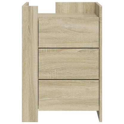 Sängbord Nattduksbord Sonoma Ek 45x50x65 cm