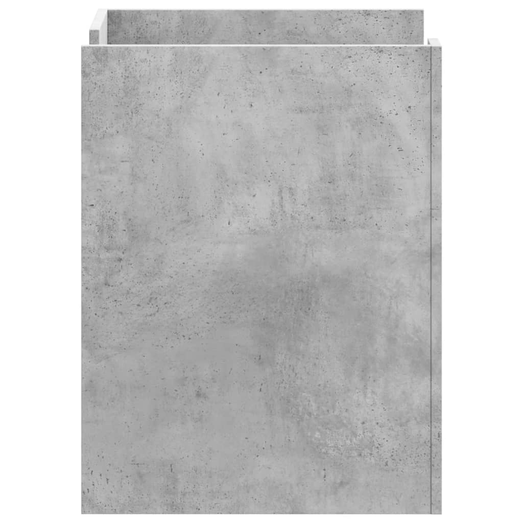 Sängbord Nattduksbord Betonggrå 45x50x65 cm