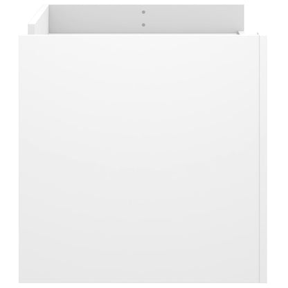 Soffbord vit 100x50x50 cm konstruerat trä