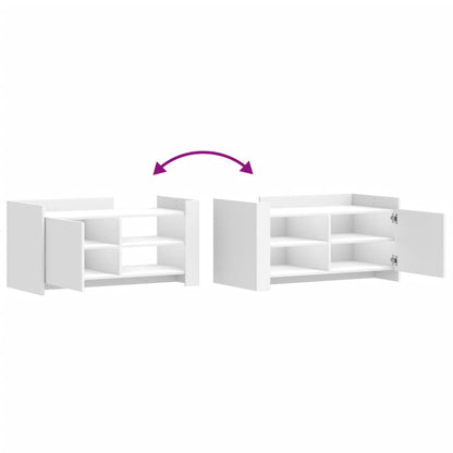 Soffbord vit 100x50x50 cm konstruerat trä