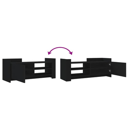 TV-Möbel Svart TV-Skåp 100x35x40 cm