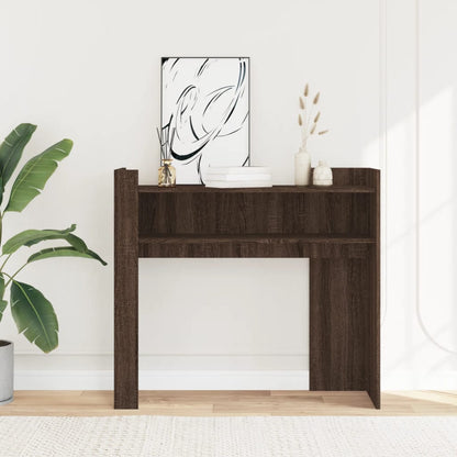Avlastningsbord Konsollbord Brun Ek 100x35x90 cm
