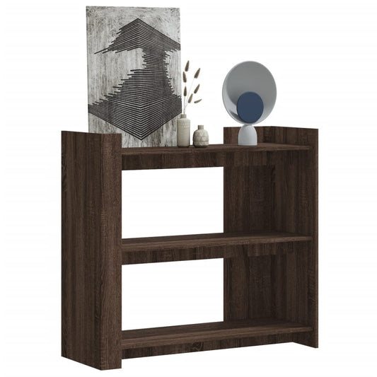 Avlastningsbord Konsollbord Brun Ek 100x35x90 cm