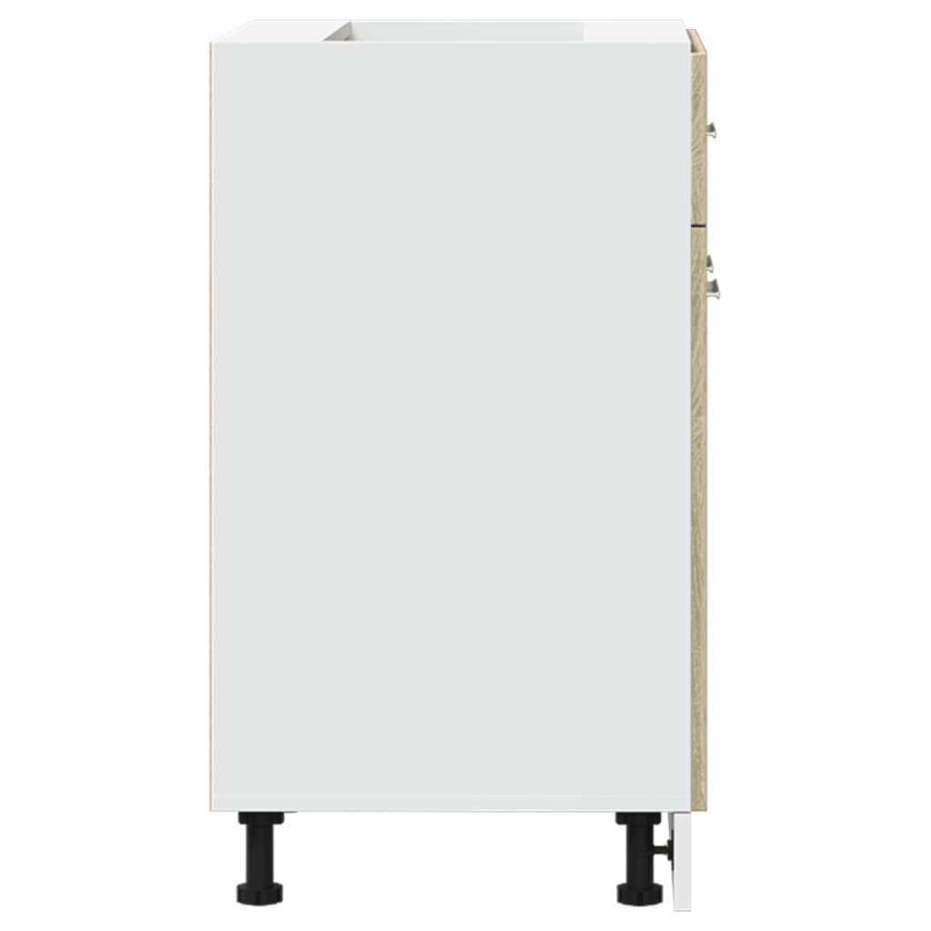 Köksinredning Underskåp Bänkskåp med låda “Lyon” Sonoma Ek 60x46x81,5 cm