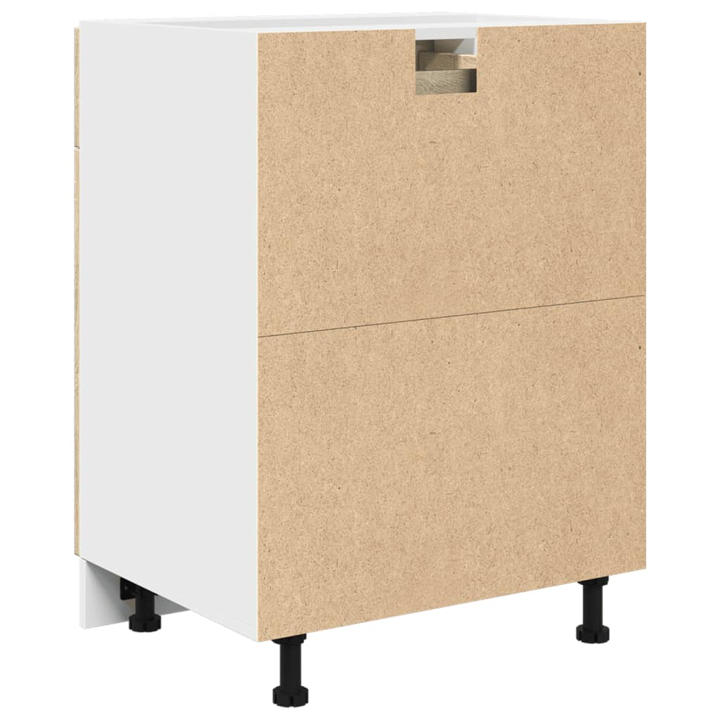 Köksinredning Underskåp Bänkskåp med låda “Lyon” Sonoma Ek 60x46x81,5 cm