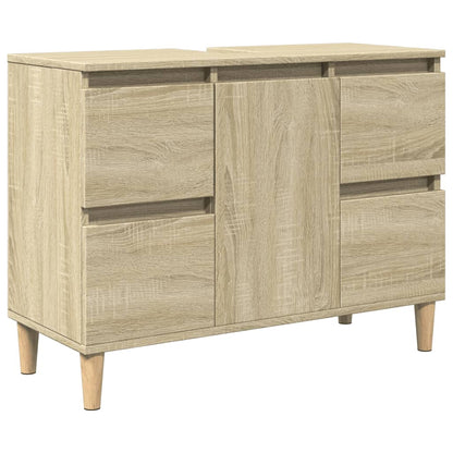 Badrumsunderskåp Sonoma Ek 80x33x60 cm