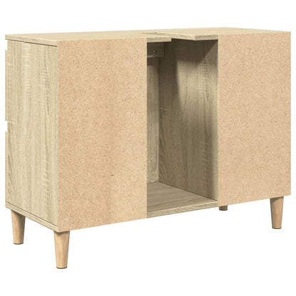 Badrumsunderskåp Sonoma Ek 80x33x60 cm