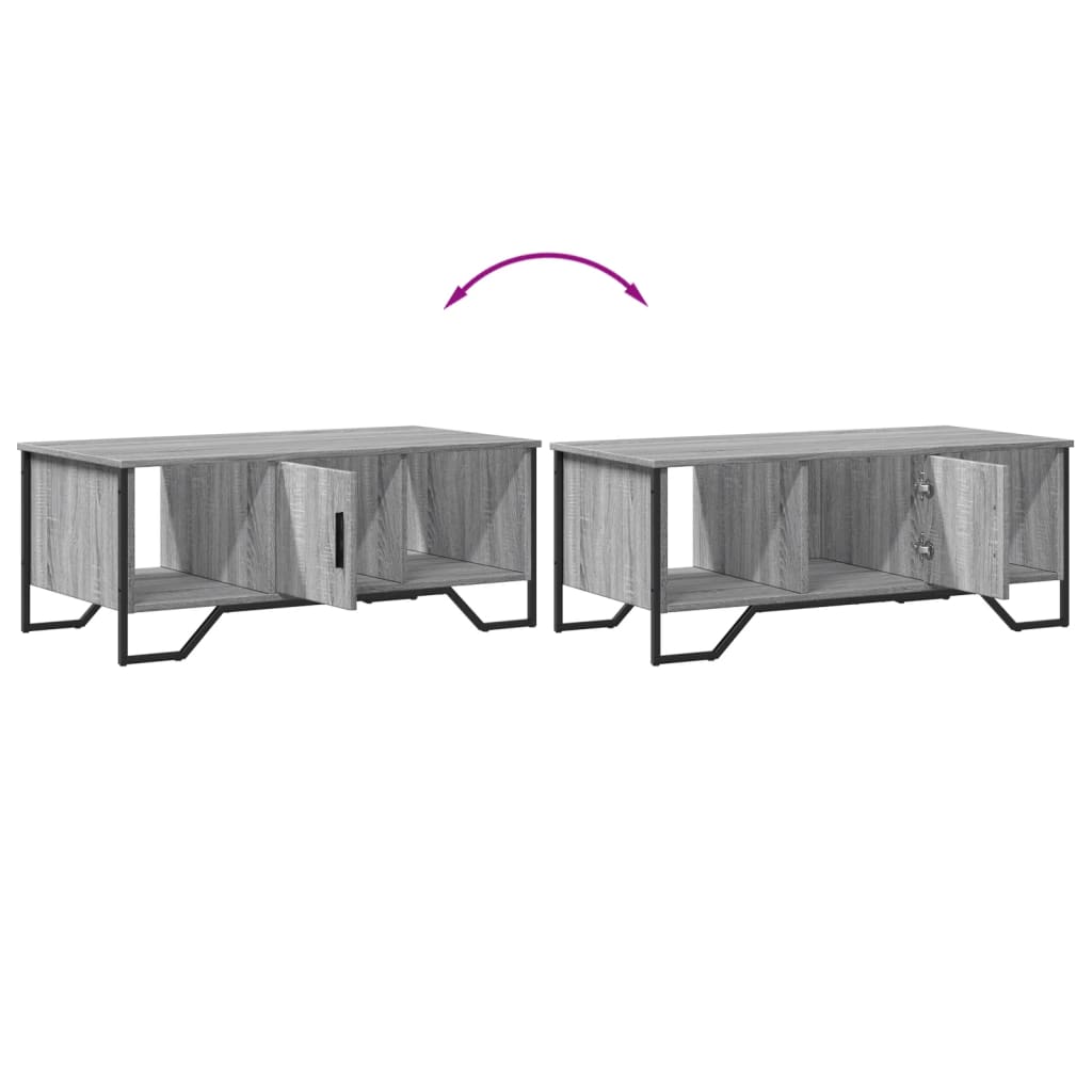 Soffbord Sonoma Grå 100x51x40 cm