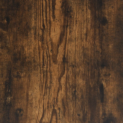 Sängbord 2 st rökfärgad ek 40x41x40 cm konstruerat trä