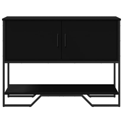 Avlastningsbord Konsollbord Svart 100x35x74,5 cm