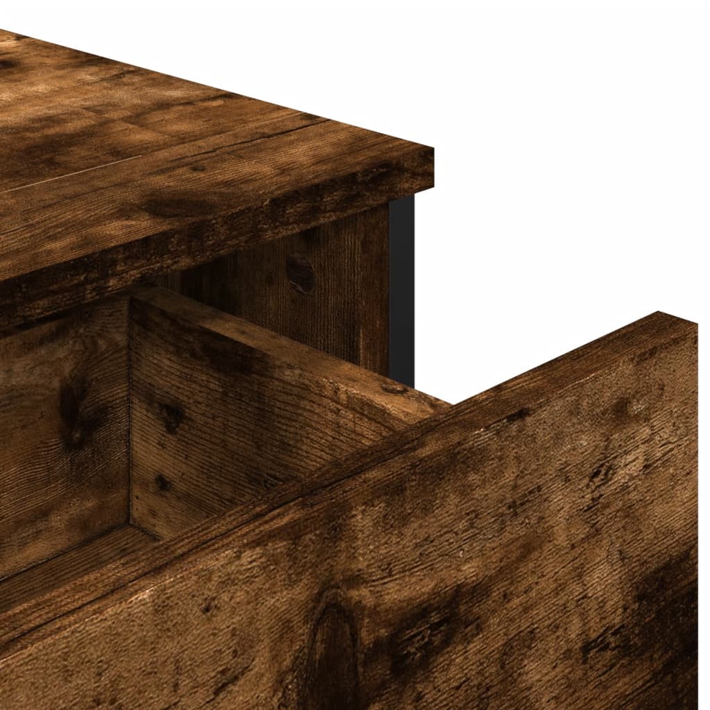 Skänk Rökfärgad Ek 97x32,5x74,5 cm