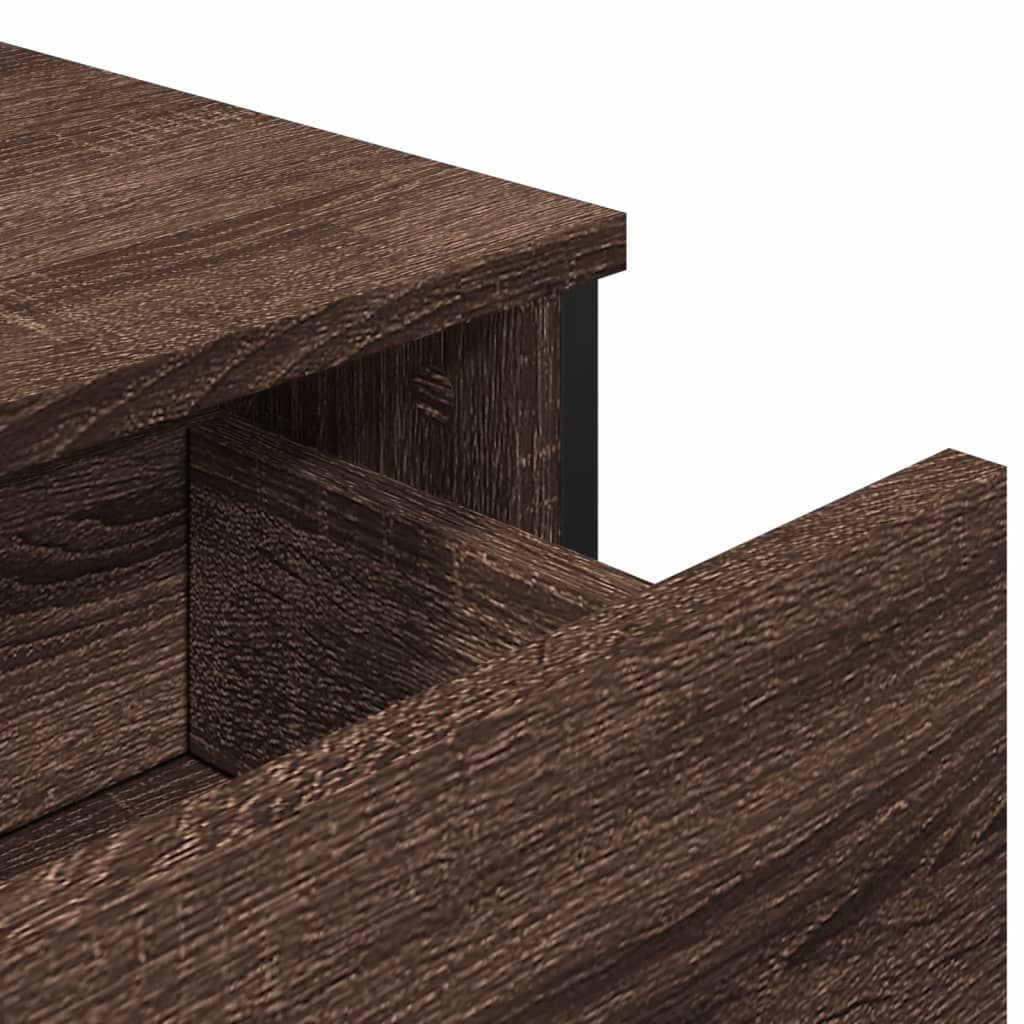 Skänk Brun Ek 97x32,5x74,5 cm