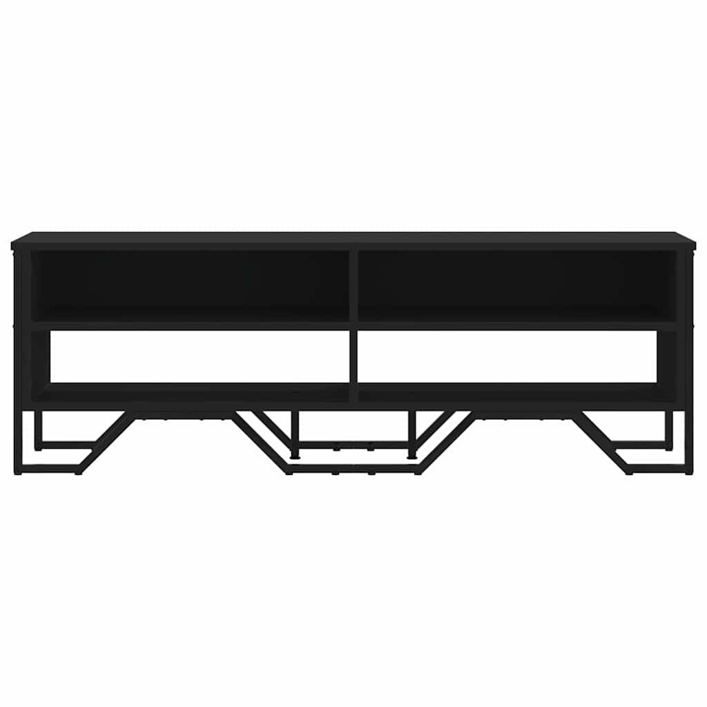 TV-Möbel Svart TV-Bänk 122x34x41 cm