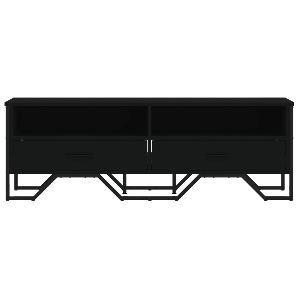 TV-Möbel Svart TV-Bänk 122x34x41 cm