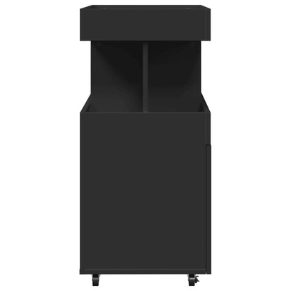 Vinställ Barvagn Svart 50x41x89 cm
