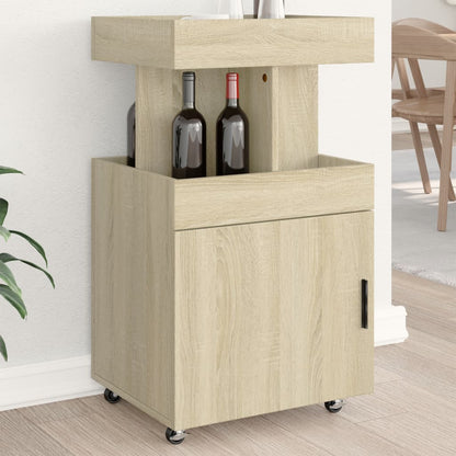 Vinställ Barvagn Sonoma Ek 50x41x89 cm