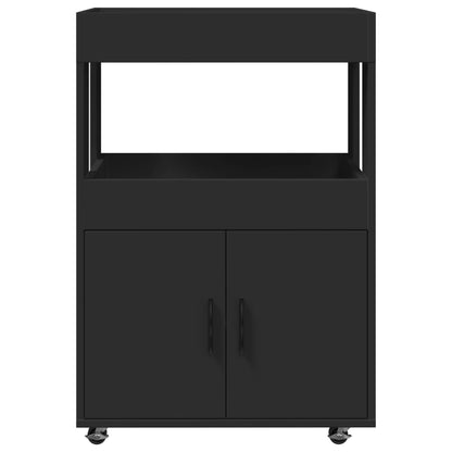 Vinställ Barvagn Svart 60x39,5x89 cm
