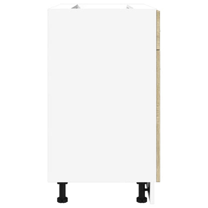 Köksinredning Underskåp Bänkskåp med låda “Lyon” Sonoma Ek 80x46x81,5 cm