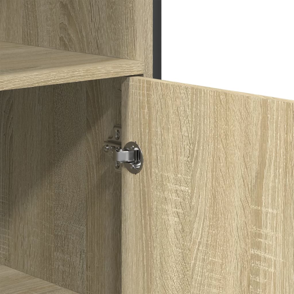 Skåp Sonoma Ek 79,5x35,5x137,5 cm