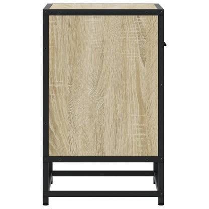 Sängbord 2 st sonoma-ek 40x31x50 cm konstruerat trä