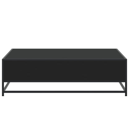 Soffbord Svart 100x100x30 cm metall