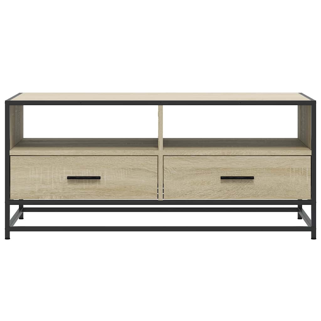 Soffbord Sonoma Ek 100x50x45 cm metall