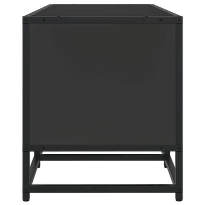 TV-Möbel Svart TV-Bänk 160x35x41 cm metall