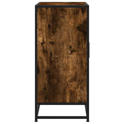 Skänk Rökfärgad Ek 68x35x76 cm metall