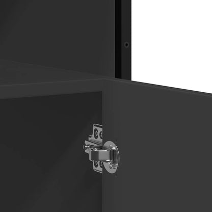 Skänk Svart 100x35x76 cm