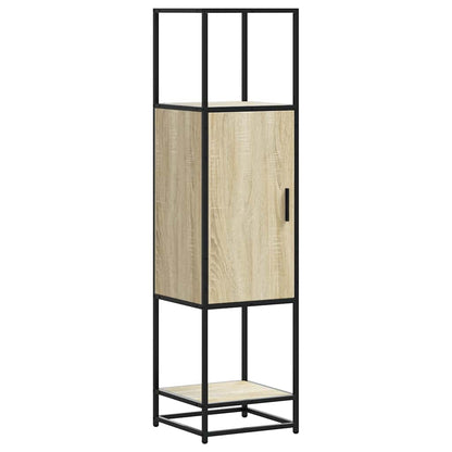 Skåp Sonoma Ek 35,5x35x139 cm metall