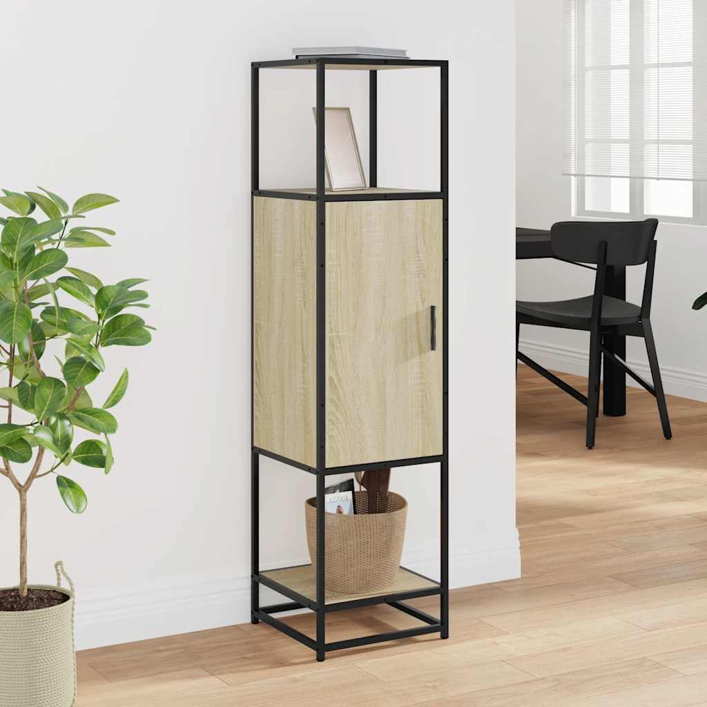 Skåp Sonoma Ek 35,5x35x139 cm metall