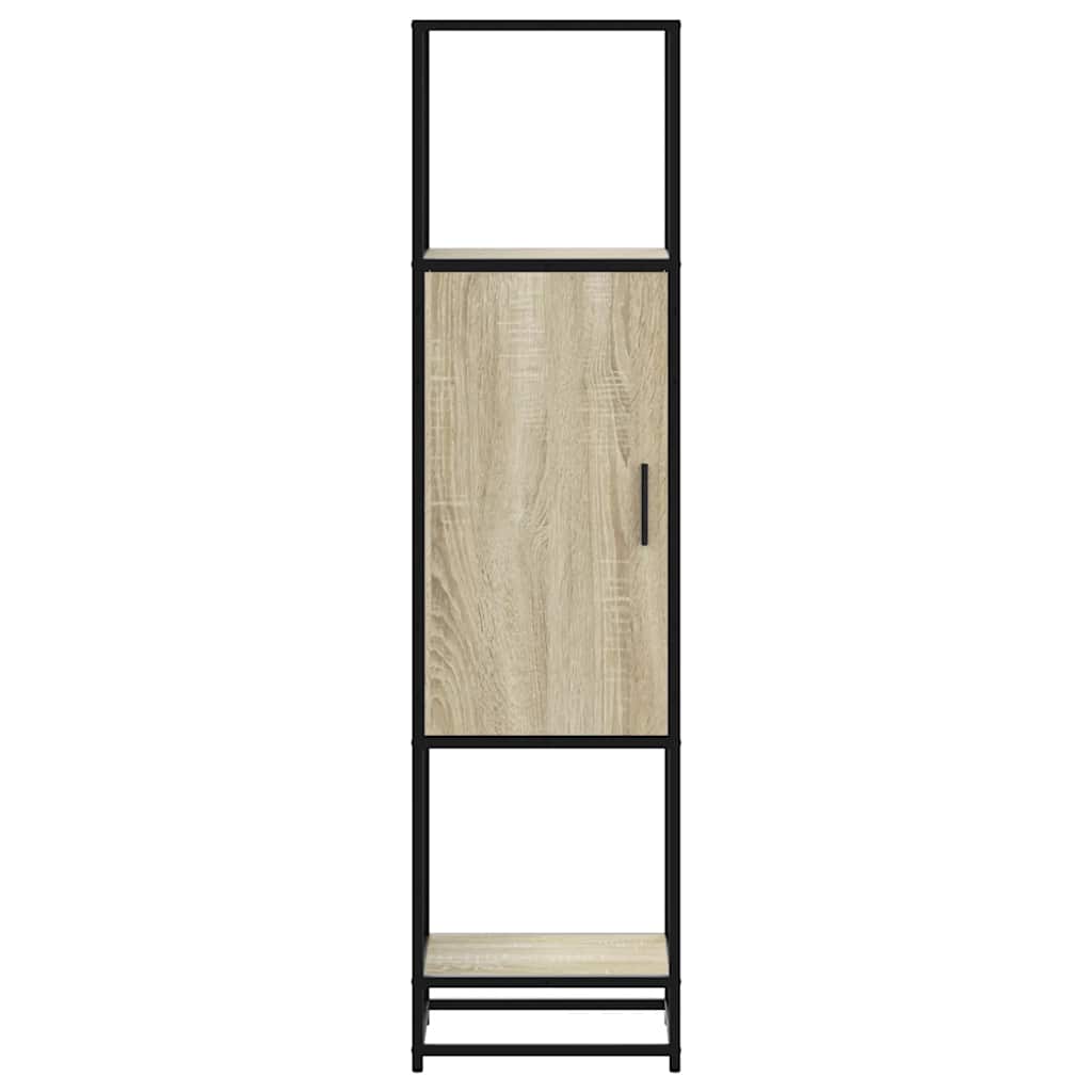 Skåp Sonoma Ek 35,5x35x139 cm metall
