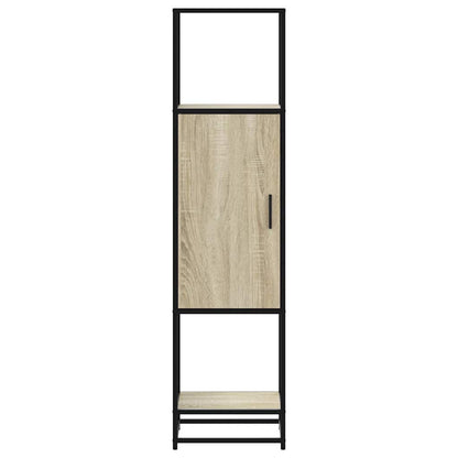 Skåp Sonoma Ek 35,5x35x139 cm metall