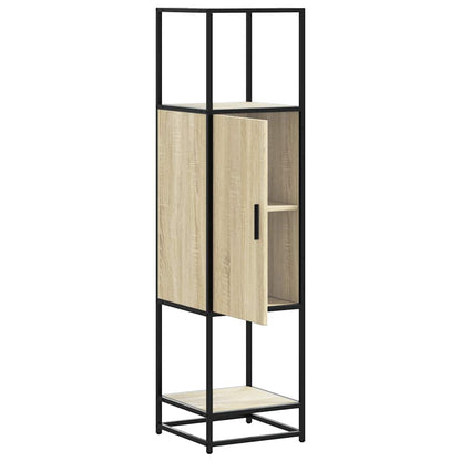 Skåp Sonoma Ek 35,5x35x139 cm metall