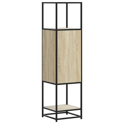 Skåp Sonoma Ek 35,5x35x139 cm metall