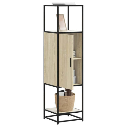 Skåp Sonoma Ek 35,5x35x139 cm metall