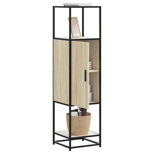 Skåp Sonoma Ek 35,5x35x139 cm metall