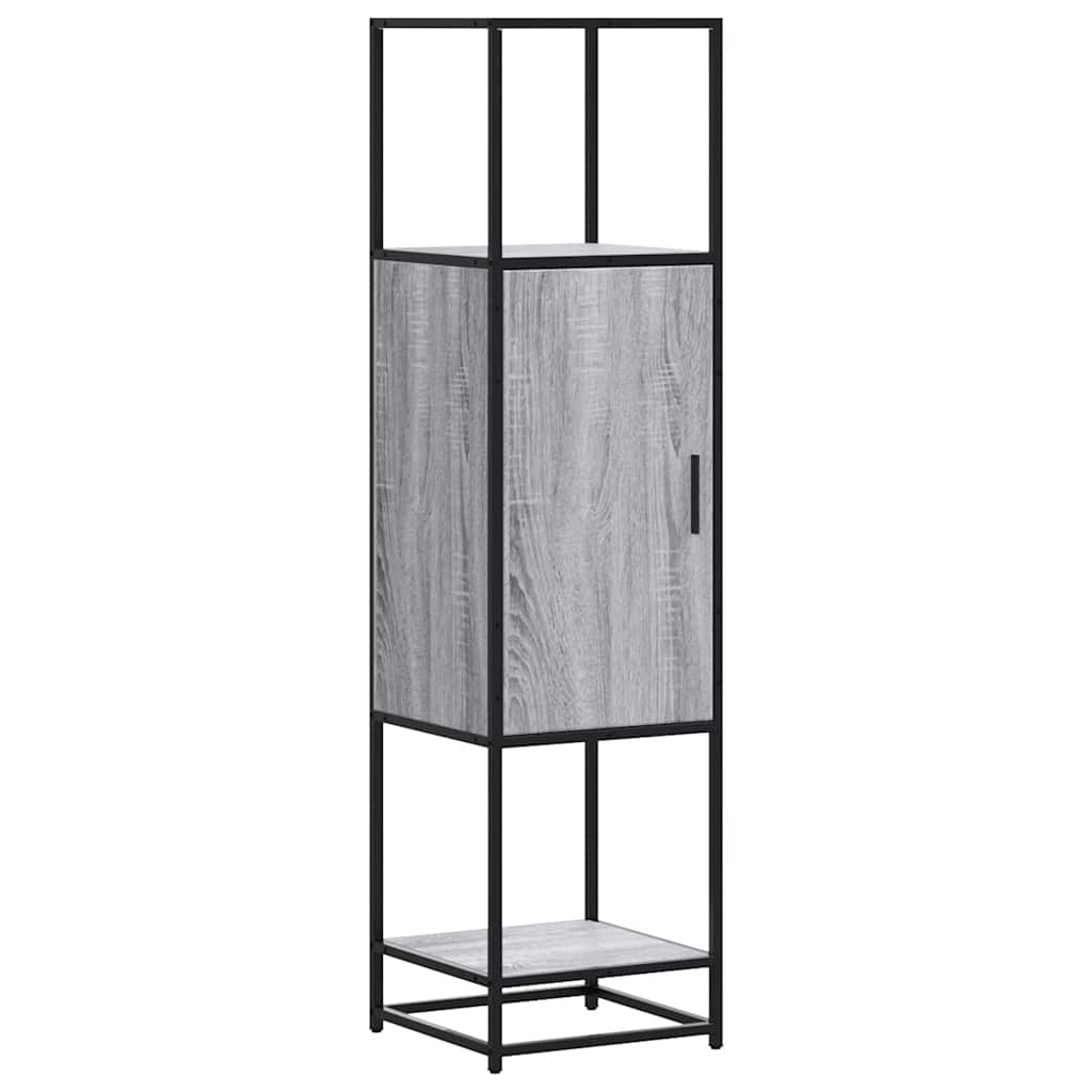 Skåp Sonoma Grå 35,5x35x139 cm metall