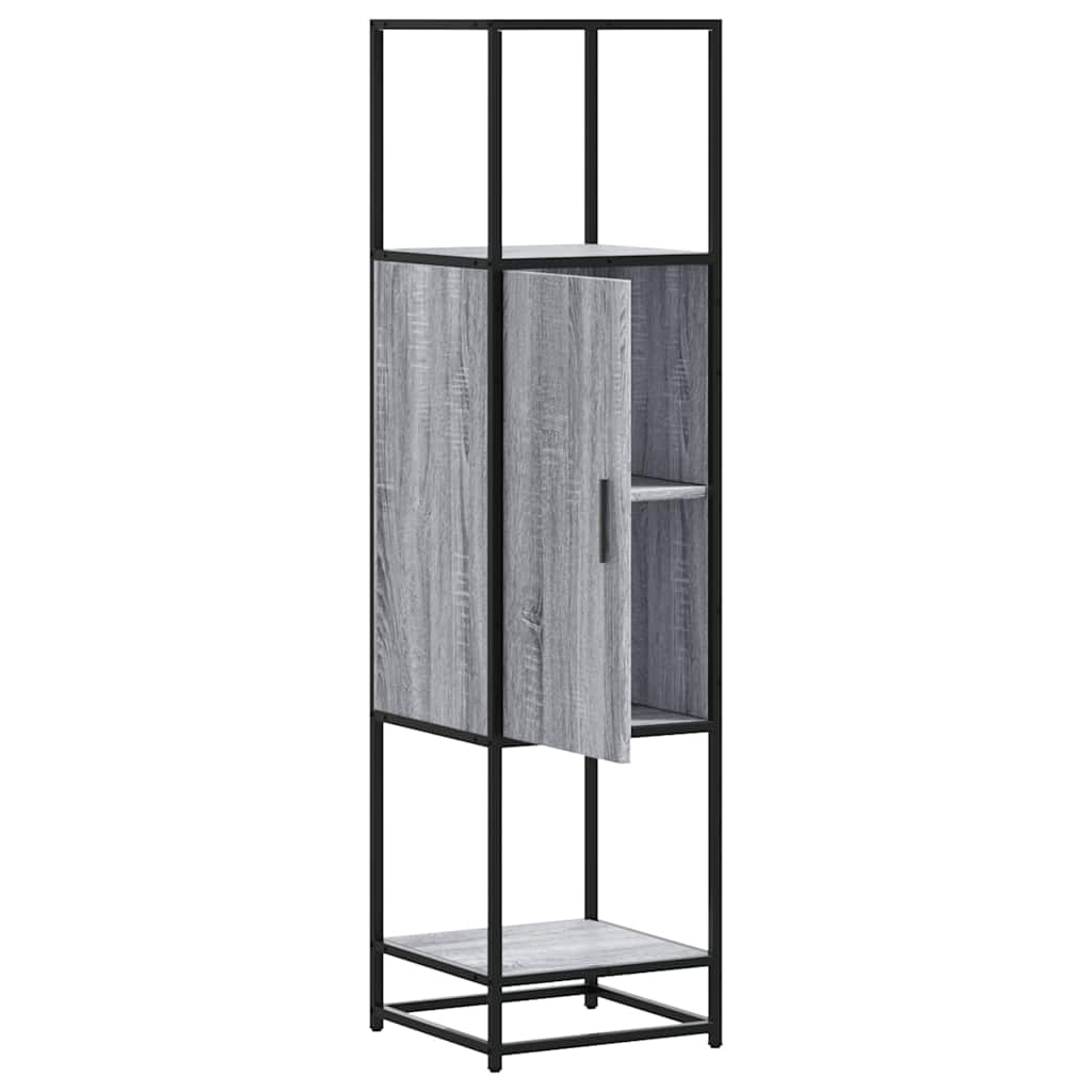 Skåp Sonoma Grå 35,5x35x139 cm metall