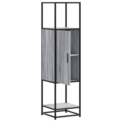Skåp Sonoma Grå 35,5x35x139 cm metall