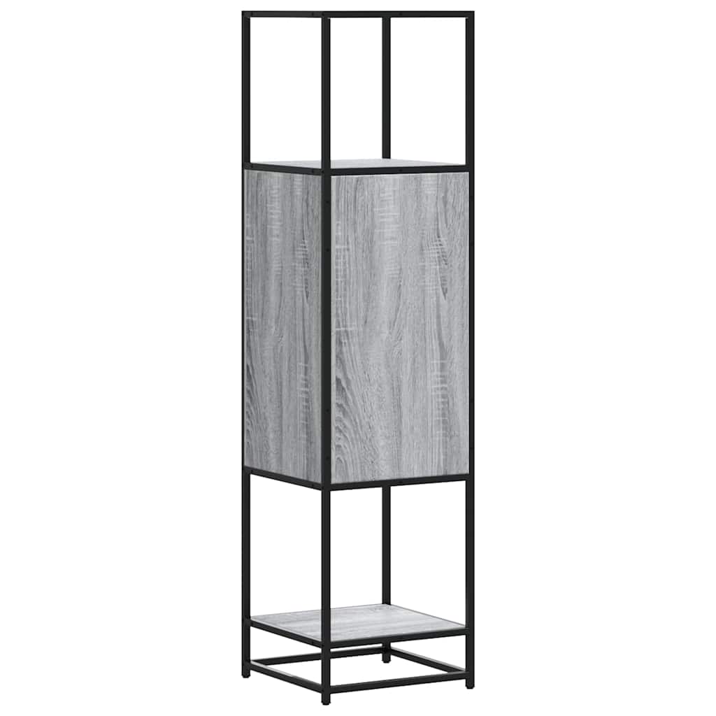 Skåp Sonoma Grå 35,5x35x139 cm metall