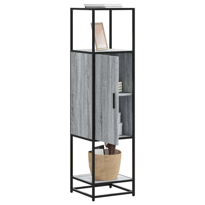 Skåp Sonoma Grå 35,5x35x139 cm metall