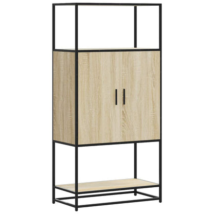 Skåp Sonoma Ek 68x35x139 cm metall