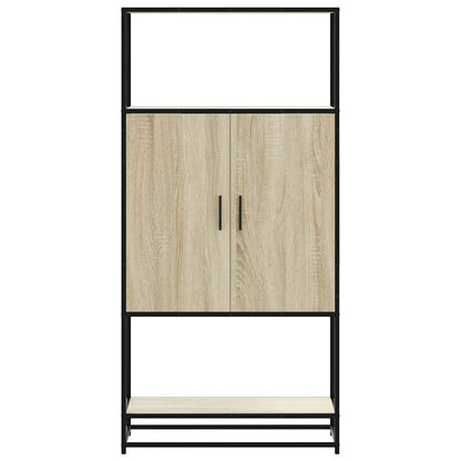 Skåp Sonoma Ek 68x35x139 cm metall