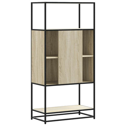 Skåp Sonoma Ek 68x35x139 cm metall