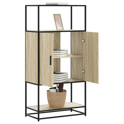 Skåp Sonoma Ek 68x35x139 cm metall