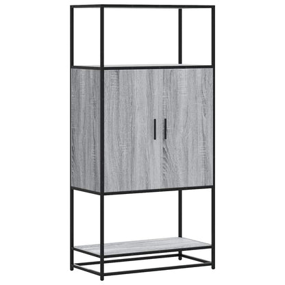 Skåp Sonoma Grå 68x35x139 cm metall