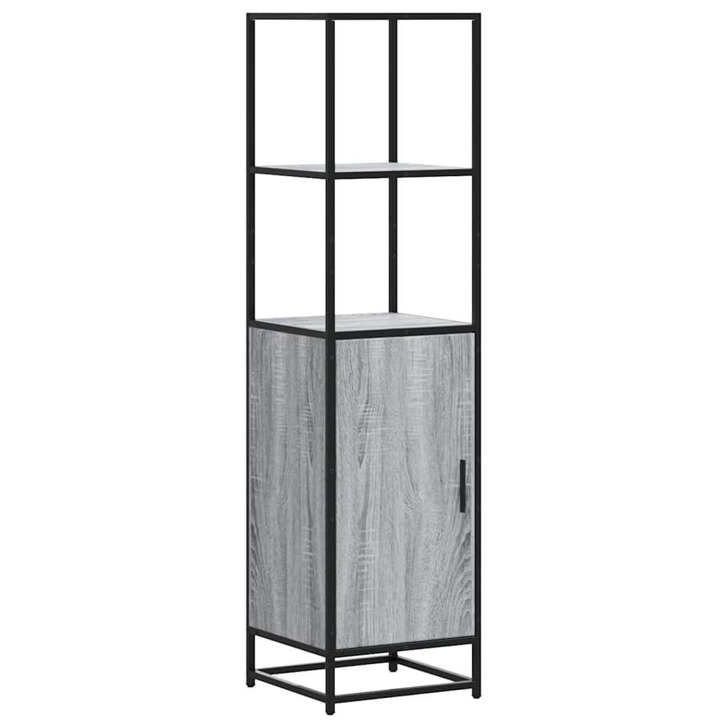 Skåp Sonoma Grå 35,5x35x139 cm metall